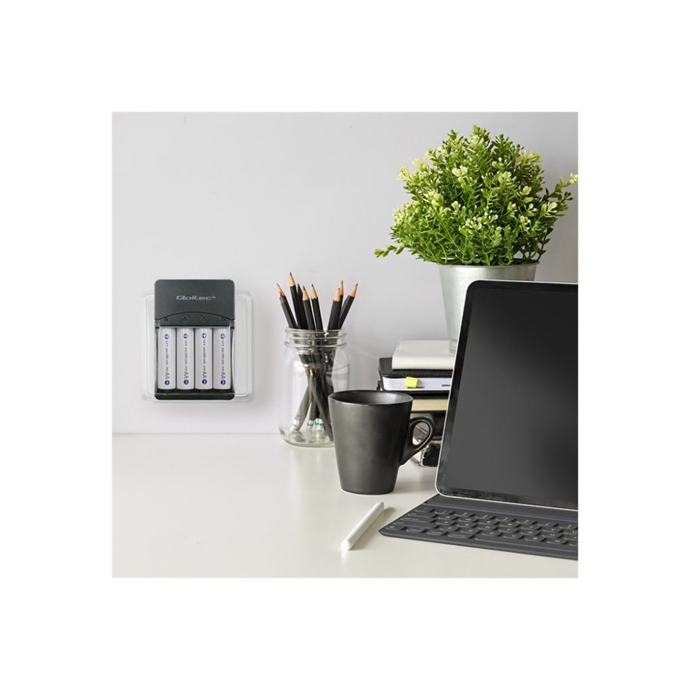 Produktbild för Qoltec batteriladdare