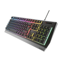 Produktbild för Genesis Rhod Series 300 RGB - tangentbord - QWERTY - amerikansk - svart Inmatningsenhet