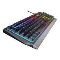 Produktbild för Genesis Rhod Series 300 RGB - tangentbord - QWERTY - amerikansk - svart Inmatningsenhet