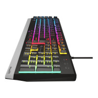 Produktbild för Genesis Rhod Series 300 RGB - tangentbord - QWERTY - amerikansk - svart Inmatningsenhet