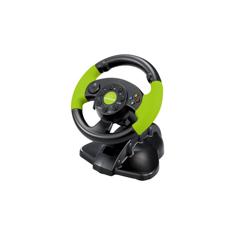 Produktbild för Esperanza High Octane XBOX Edition - ratt- och pedaluppsättning - kabelansluten