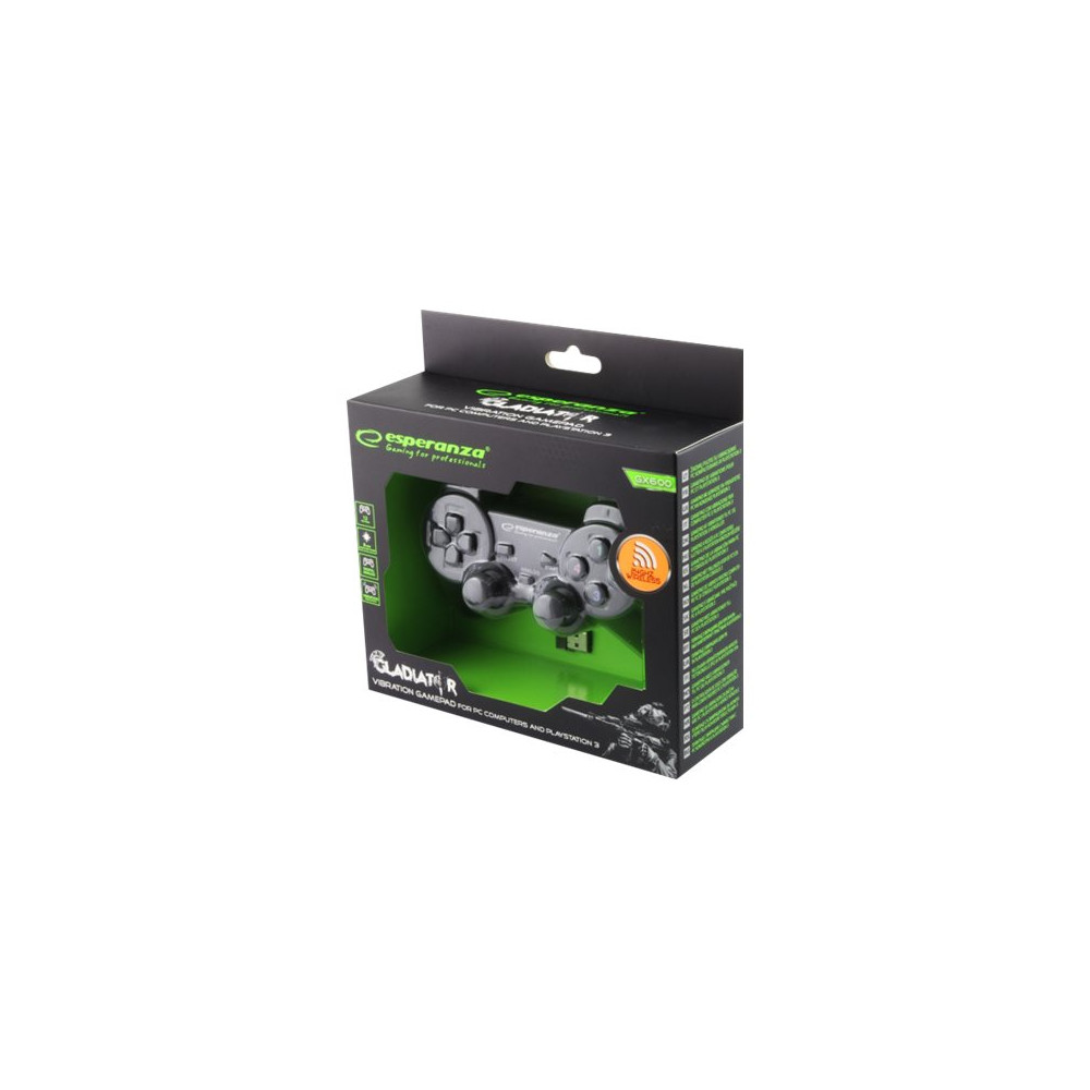 Produktbild för Esperanza GLADIATOR - spelkontroll - trådlös - 2.4 GHz