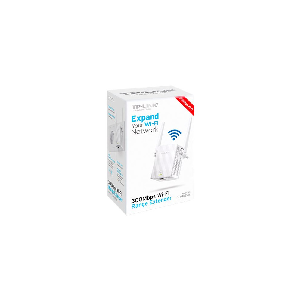 Produktbild för TP-Link TL-WA855RE 300Mbps Mini Wireless N Range Extender - räckviddsökare för wifi - Wi-Fi