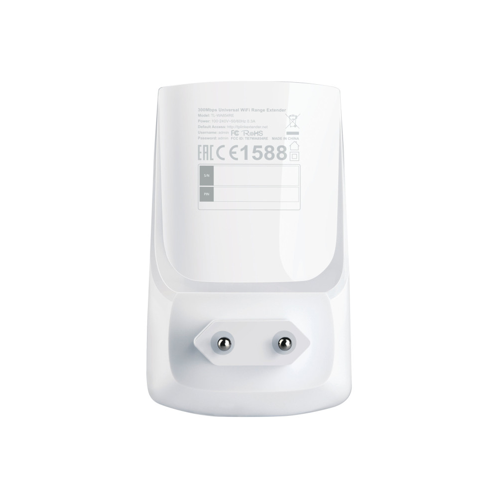 Produktbild för TP-Link TL-WA854RE 300Mbps Universal WiFi Range Extender - räckviddsökare för wifi - Wi-Fi