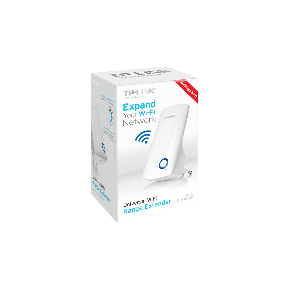 Produktbild för TP-Link TL-WA854RE 300Mbps Universal WiFi Range Extender - räckviddsökare för wifi - Wi-Fi