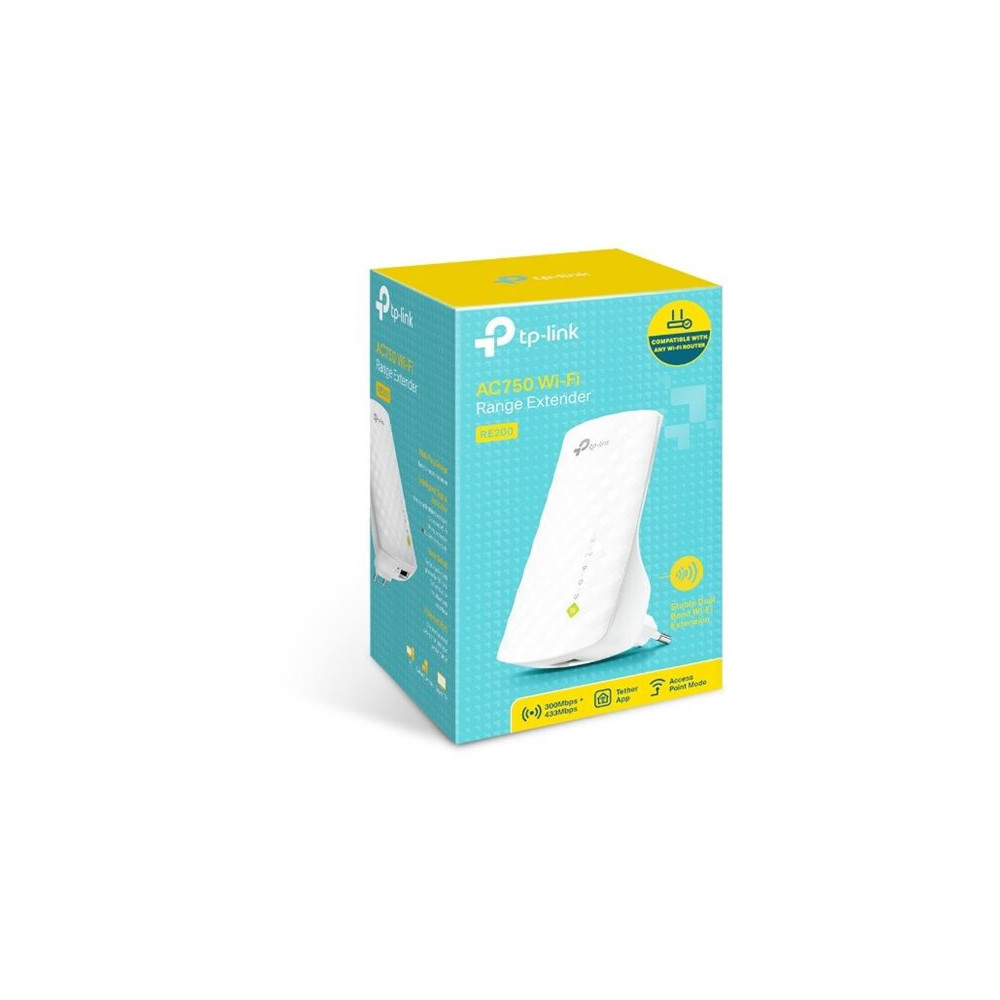 Produktbild för TP-Link RE200 - räckviddsökare för wifi - Wi-Fi 5