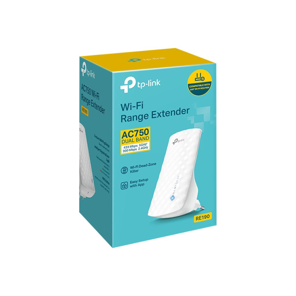 Produktbild för TP-Link RE190 - räckviddsökare för wifi - Wi-Fi 5