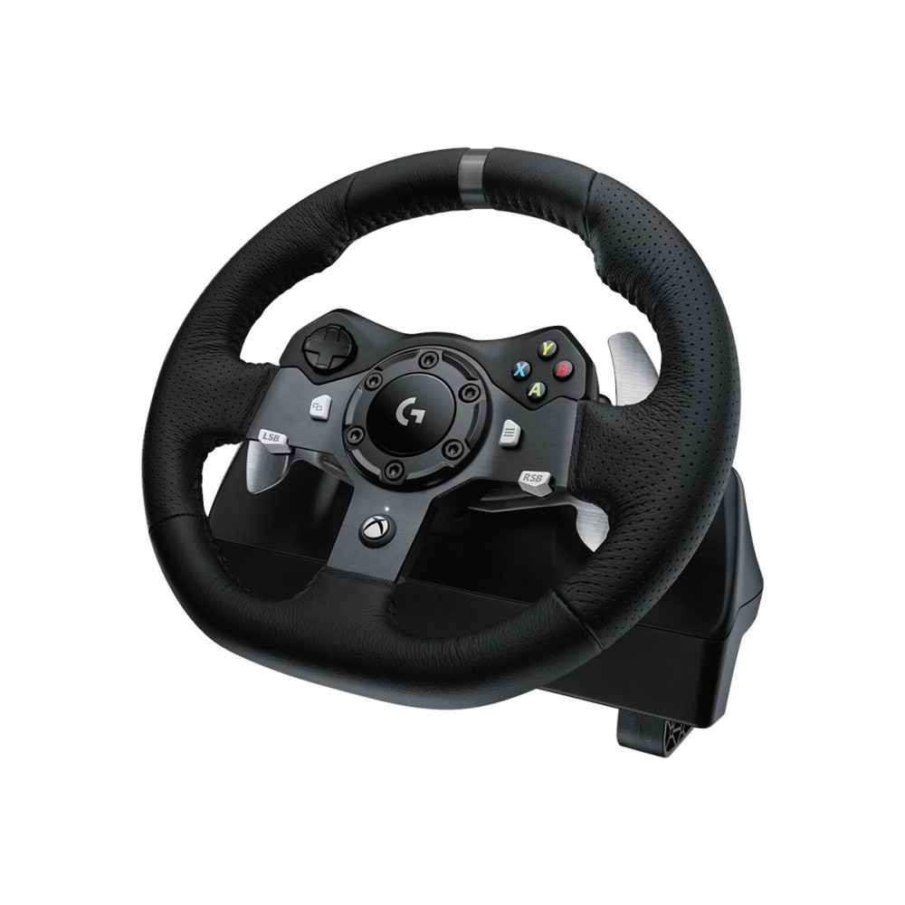 Produktbild för Logitech G920 Driving Force - ratt- och pedaluppsättning - kabelansluten