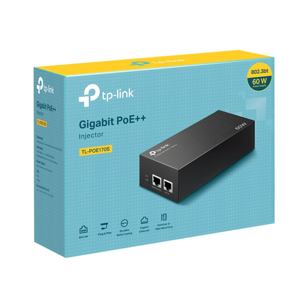 Produktbild för TP-Link TL-POE170S V1 - strömtillförsel - 60 Watt