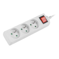 Produktbild för Lanberg PS1-03E-0300-W - effektband - 2500 watt