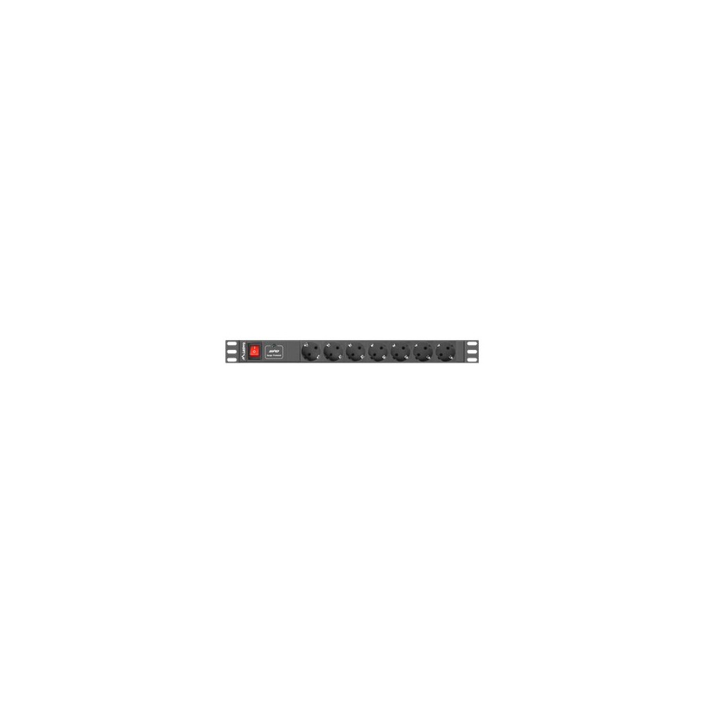 Produktbild för Lanberg PDU-07F-0200-IEC-BK - kraftdistributionsenhet - 2500 watt