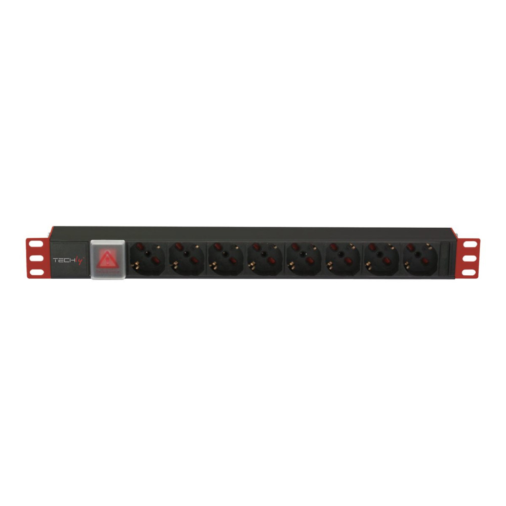 Produktbild för TECHly Professional I-CASE STRIP-81UD - grenuttag - 3500 watt
