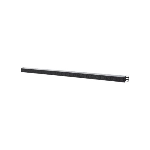 intellinet Intellinet Vertical Rackmount 24-Output Power Distribution Unit (PDU), 20 x C13 & 4 x Output C19, Removable Power Cable, Rear C14 Input - kraftdistributionsenhet