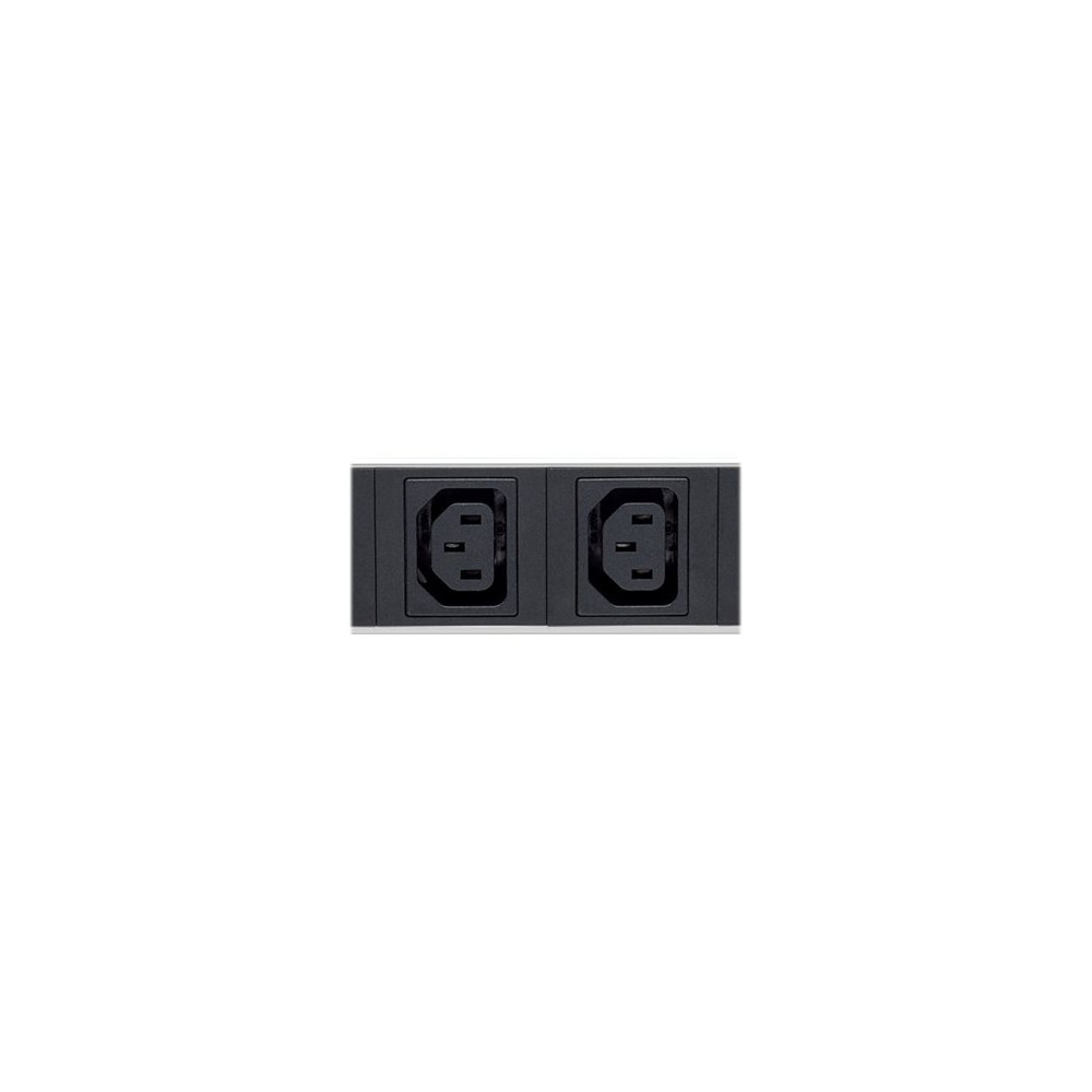 Produktbild för Intellinet Vertical Rackmount 24-Output Power Distribution Unit (PDU), 20 x C13 & 4 x Output C19, Removable Power Cable, Rear C14 Input - kraftdistributionsenhet