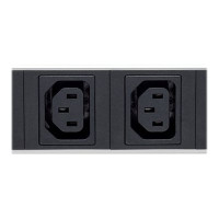 Produktbild för Intellinet Vertical Rackmount 24-Output Power Distribution Unit (PDU), 20 x C13 & 4 x Output C19, Removable Power Cable, Rear C14 Input - kraftdistributionsenhet