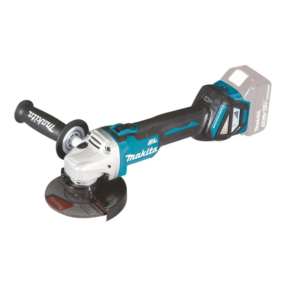 Produktbild för Makita DGA511Z - vinkelslip - sladdlös - 125 mm - inget batteri