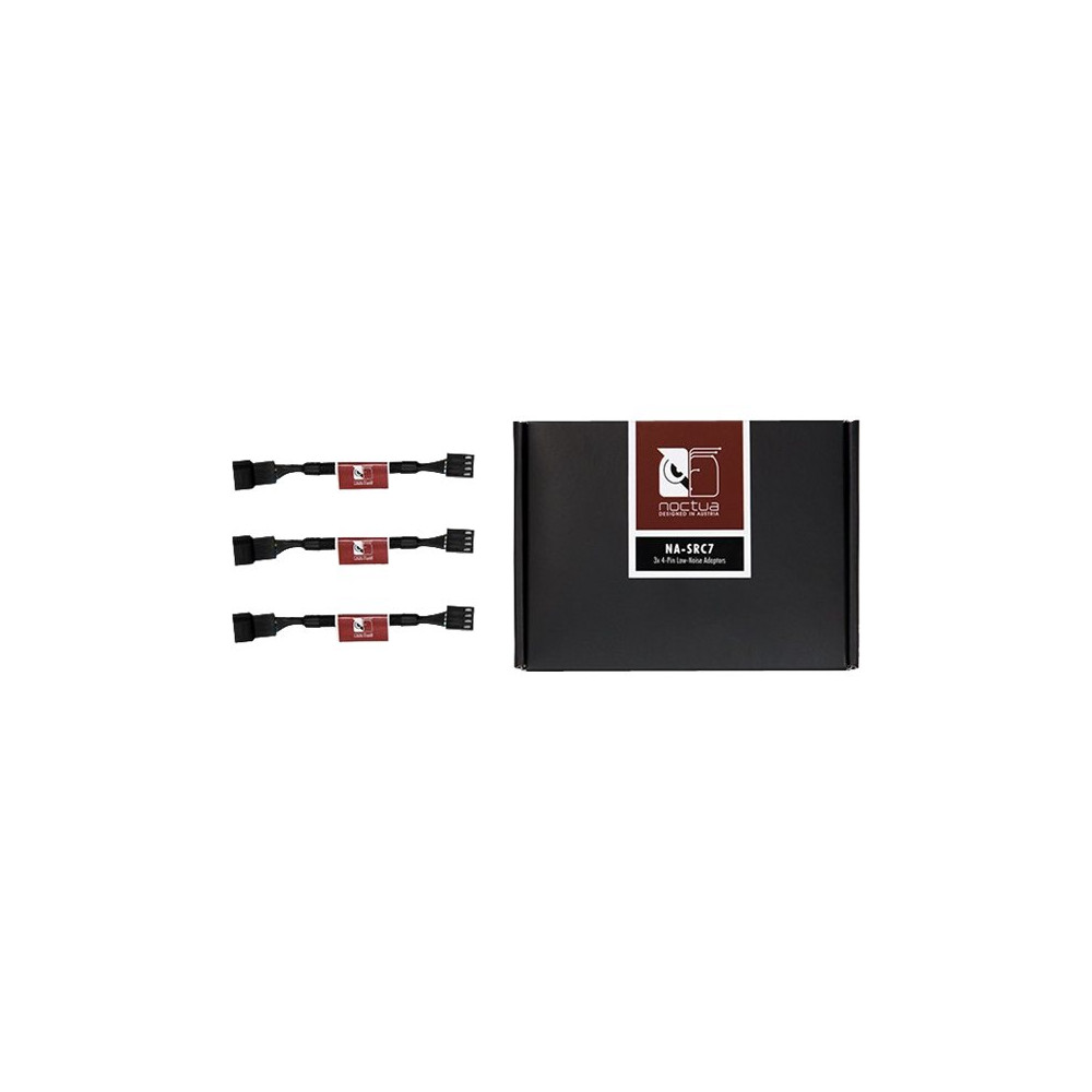 Produktbild för Noctua NA-SRC7 - fläktadapter - 4-stifts PWM till 4-stifts PWM - 11 cm