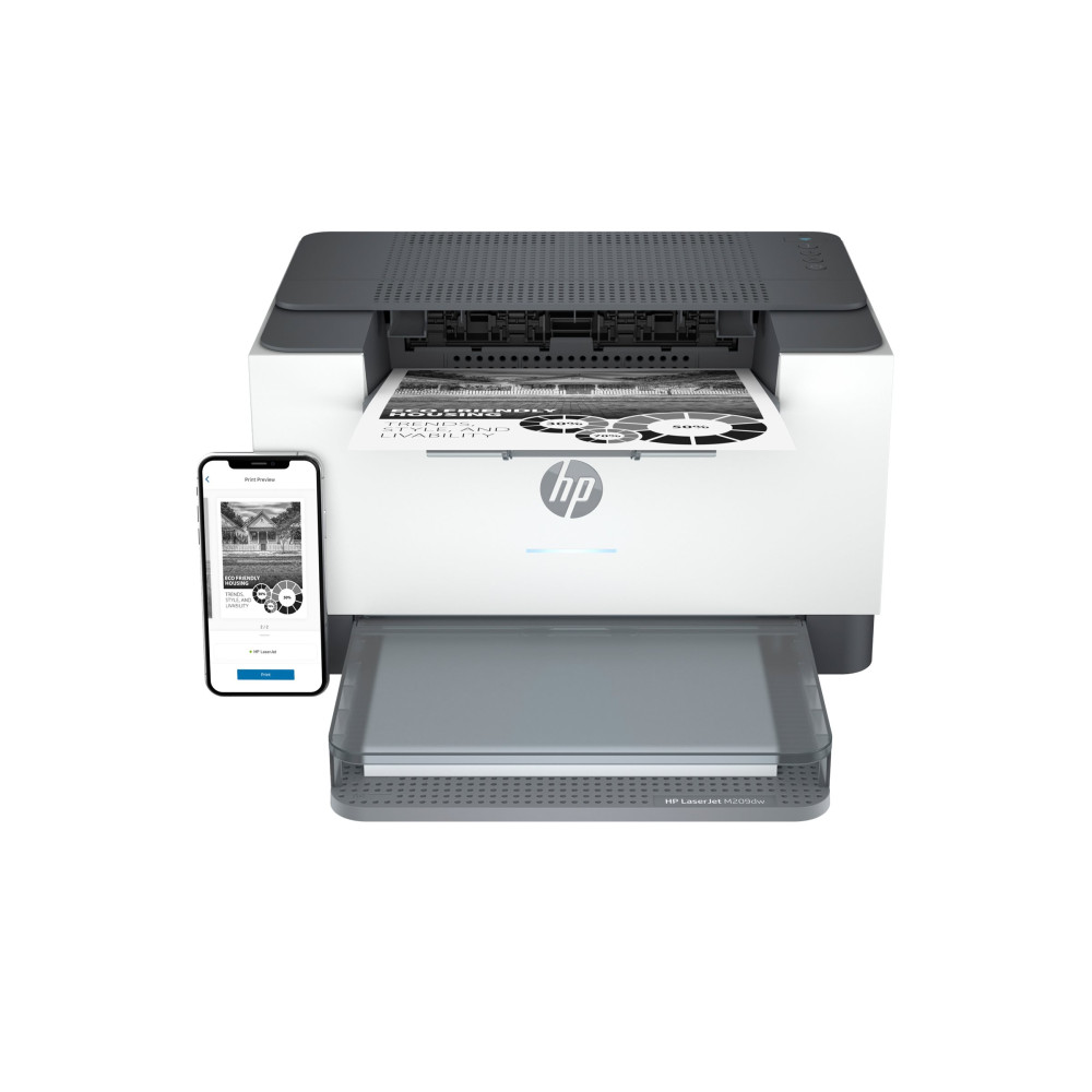 Produktbild för HP LaserJet M209dw - skrivare - svartvit - laser
