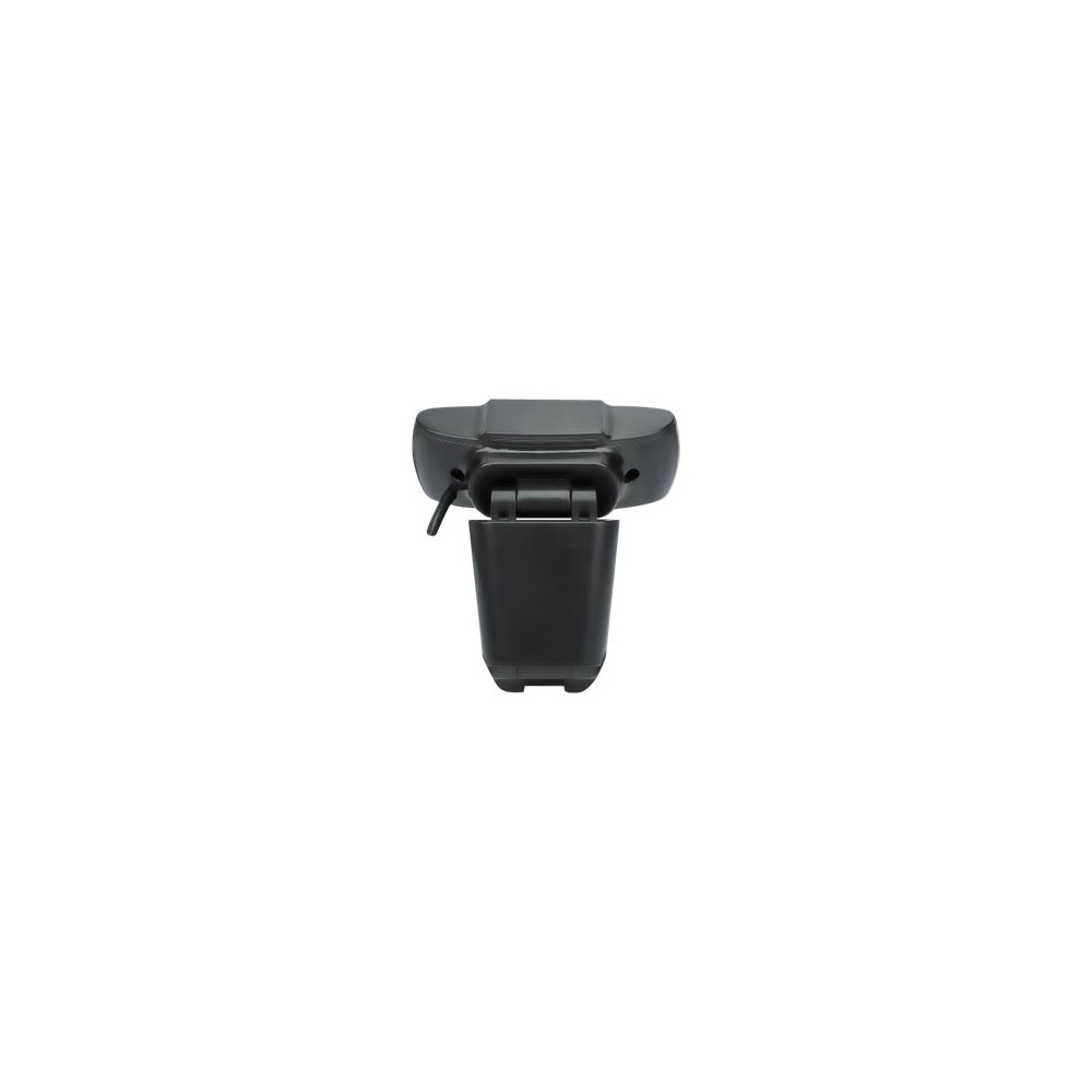 Produktbild för Manhattan USB Webcam, Two Megapixels (Clearance Pricing), 1080p Full HD, USB-A, Integrated Microphone, Adjustable Clip Base, 30 frame per second, Black, Three Year Warranty, Box - webbkamera