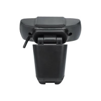 Produktbild för Manhattan USB Webcam, Two Megapixels (Clearance Pricing), 1080p Full HD, USB-A, Integrated Microphone, Adjustable Clip Base, 30 frame per second, Black, Three Year Warranty, Box - webbkamera