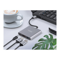 Produktbild för Natec Fowler Mini - dockningsstation - USB-C - HDMI