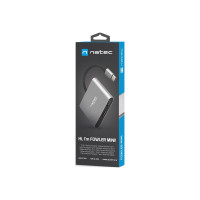 Produktbild för Natec Fowler Mini - dockningsstation - USB-C - HDMI