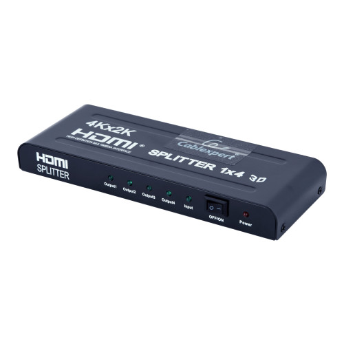 Gembird Cablexpert DSP-4PH4-002 - video/audiosplitter - 4 portar - Switchar & Hubbar