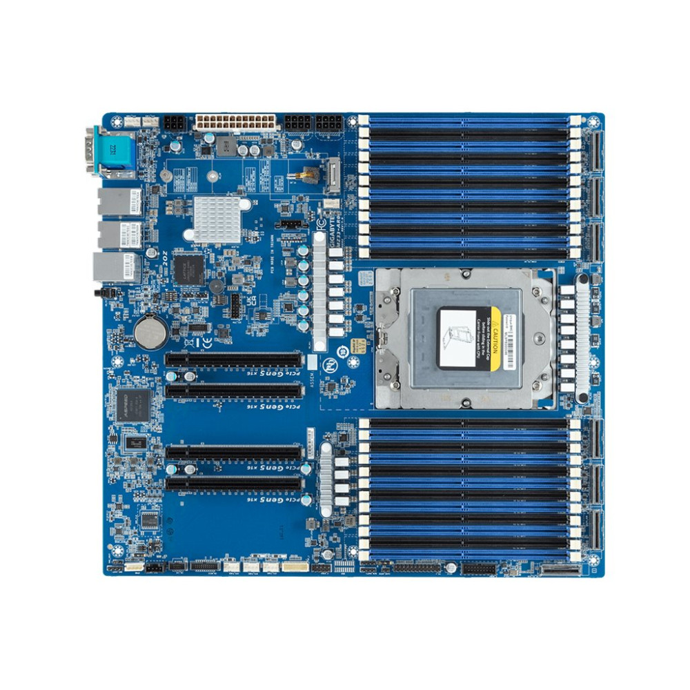 Produktbild för Gigabyte MZ33-AR0 - 1.0 - moderkort - utökad ATX EPYC 9004-serien - LGA6096 Socket
