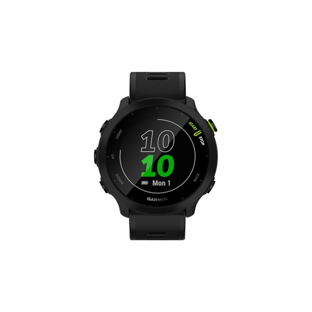 Produktbild för Garmin Forerunner 55 - svart - sportklocka med band - svart