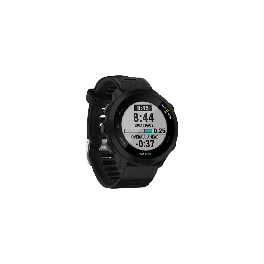 Produktbild för Garmin Forerunner 55 - svart - sportklocka med band - svart