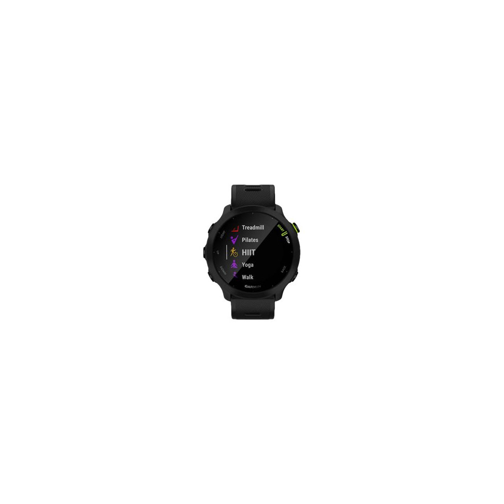 Produktbild för Garmin Forerunner 55 - svart - sportklocka med band - svart