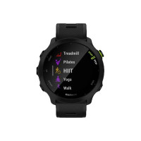 Produktbild för Garmin Forerunner 55 - svart - sportklocka med band - svart