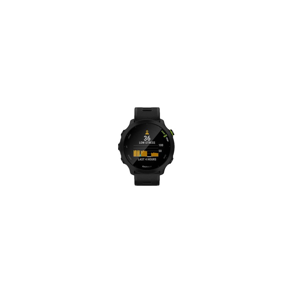 Produktbild för Garmin Forerunner 55 - svart - sportklocka med band - svart