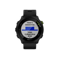 Produktbild för Garmin Forerunner 55 - svart - sportklocka med band - svart