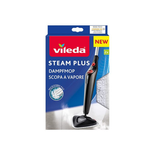 Vileda Vileda - mopptrasa - mikrofiber - 100% microfiber - vit - paket med 2