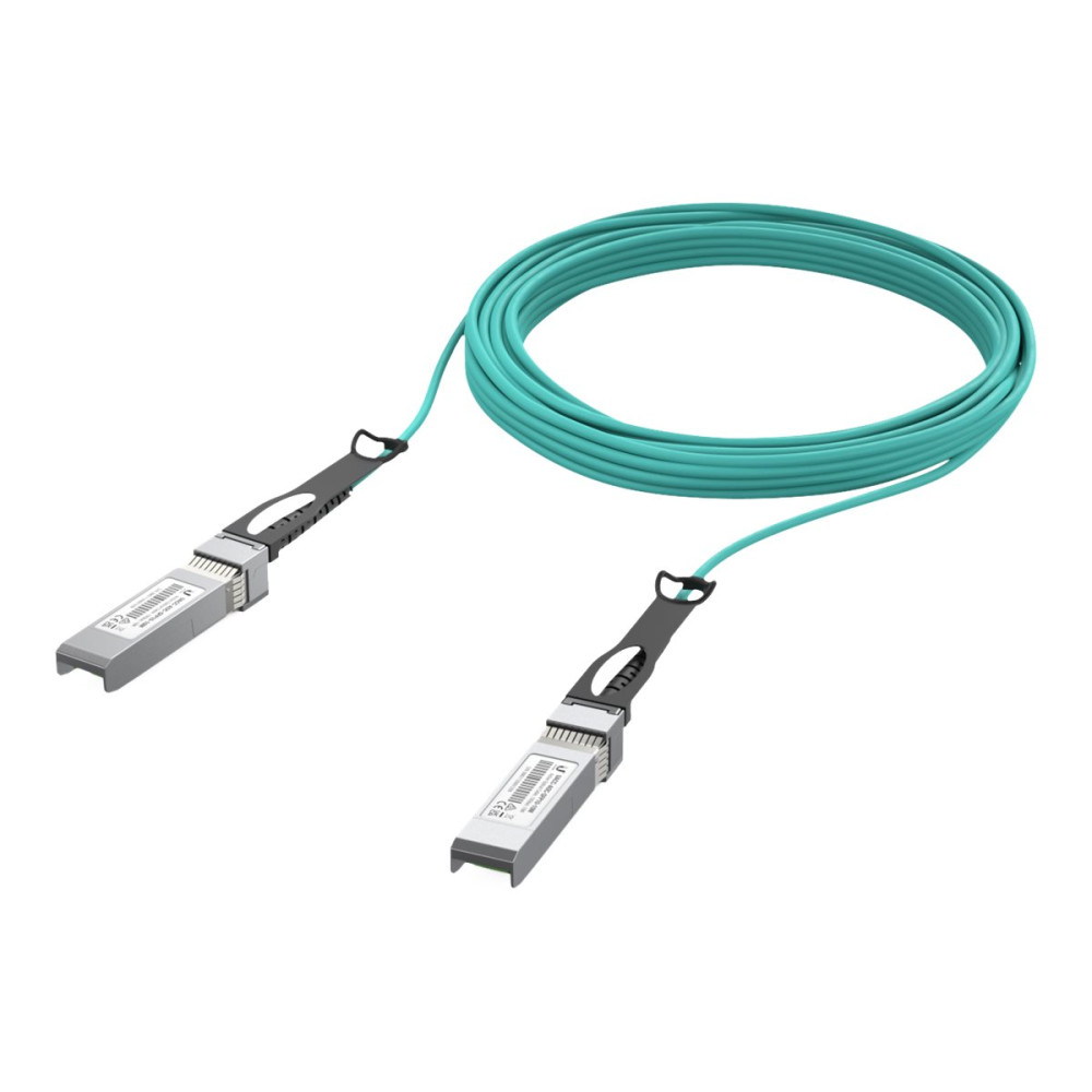 Produktbild för Ubiquiti 10GBase-AOC direct attach cable - 10 m - havsblå