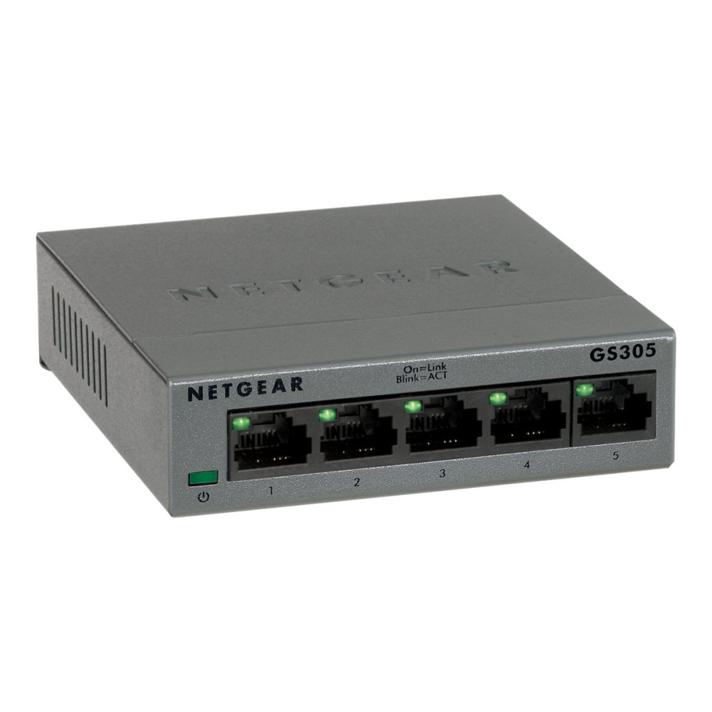 Produktbild för NETGEAR GS305 - switch - 5 portar - ohanterad