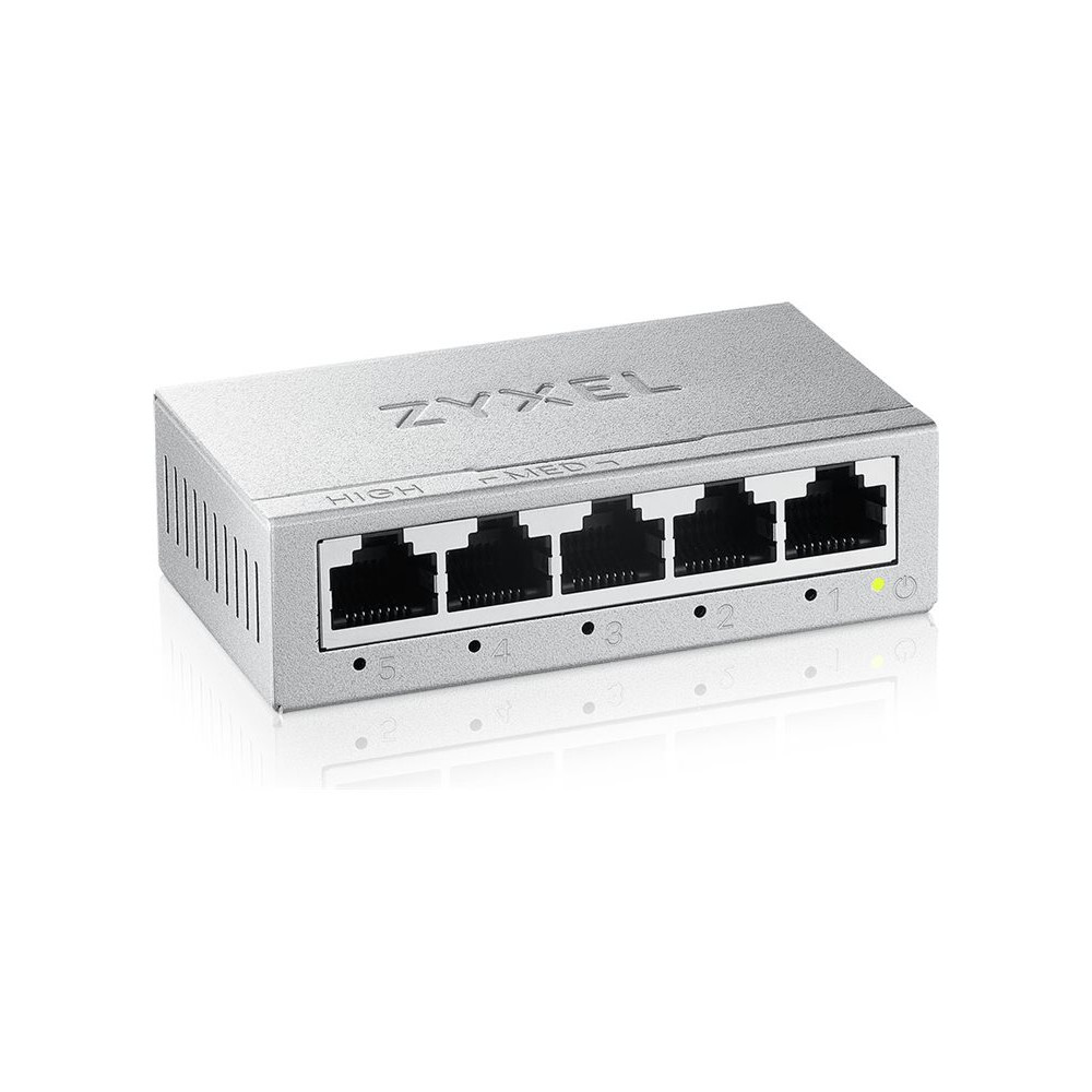Produktbild för Zyxel GS-100 series GS-105B - Version 5 - switch - 5 portar - ohanterad