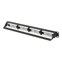 Produktbild för Lanberg PPUA-1024-B - patch-panel - 1U - 19"
