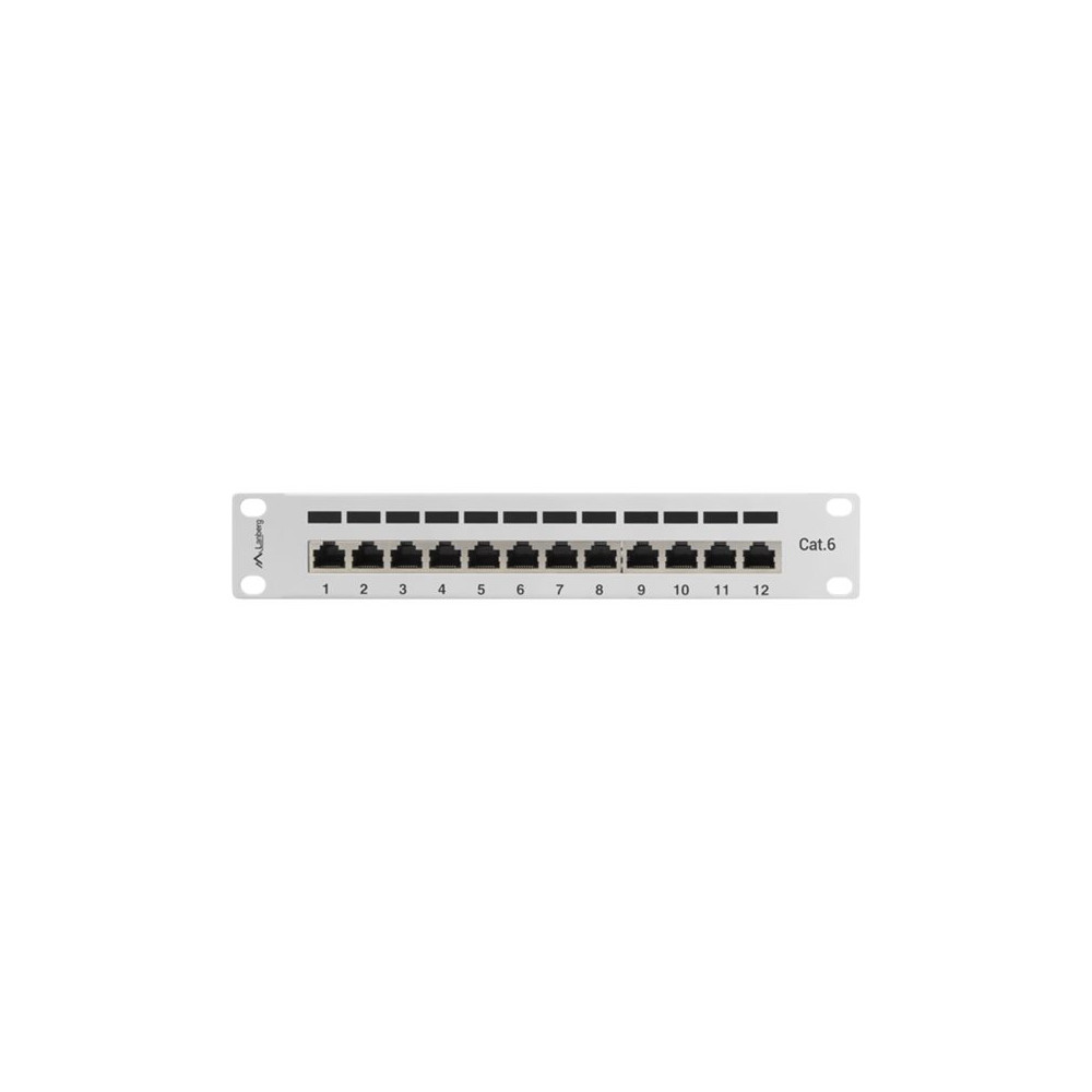 Produktbild för Lanberg PPF6-9012-S - patch-panel - 1U - 10"