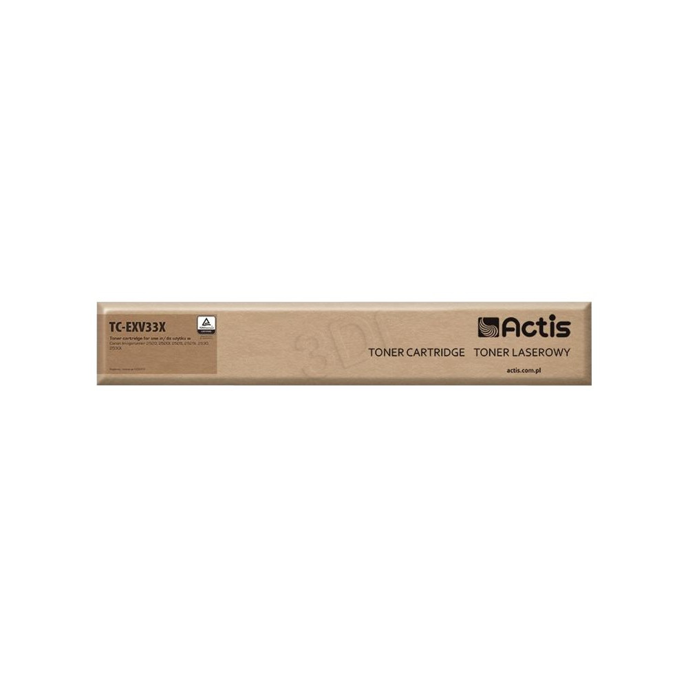 Produktbild för Actis standard TC-EXV33X - svart - kompatibel - tonerkassett (alternativ för: Canon C-EXV33)