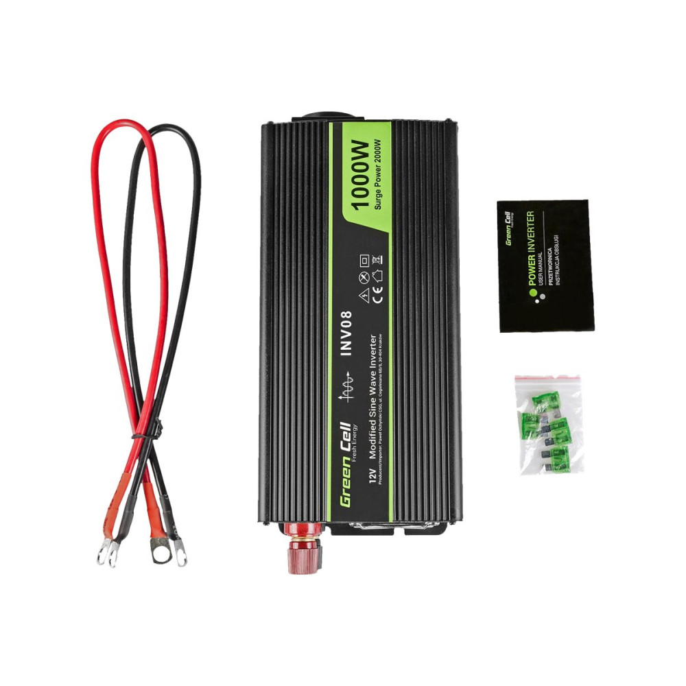 Produktbild för Green Cell - DC-AC-omriktare - 1000 watt