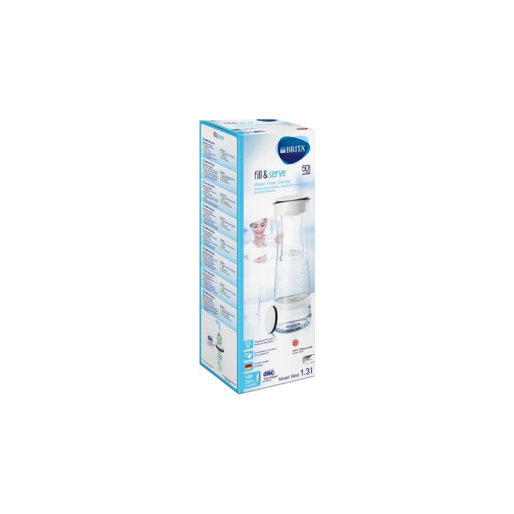 Produktbild för BRITA Fill&Serve Mind - water filter carafe - grafit - 1.3 L