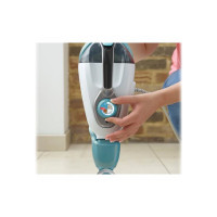 Produktbild för BLACK+DECKER steam-mop BHSM1610DSM - ångdammsugare - skaft/handhållen - vit/aqua