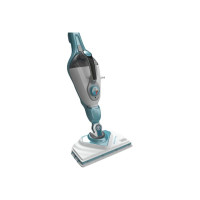 Produktbild för BLACK+DECKER steam-mop BHSM1610DSM - ångdammsugare - skaft/handhållen - vit/aqua