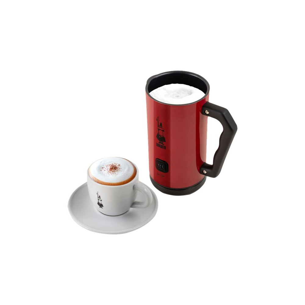 Produktbild för Bialetti MKF02 - mjölkskummare - röd