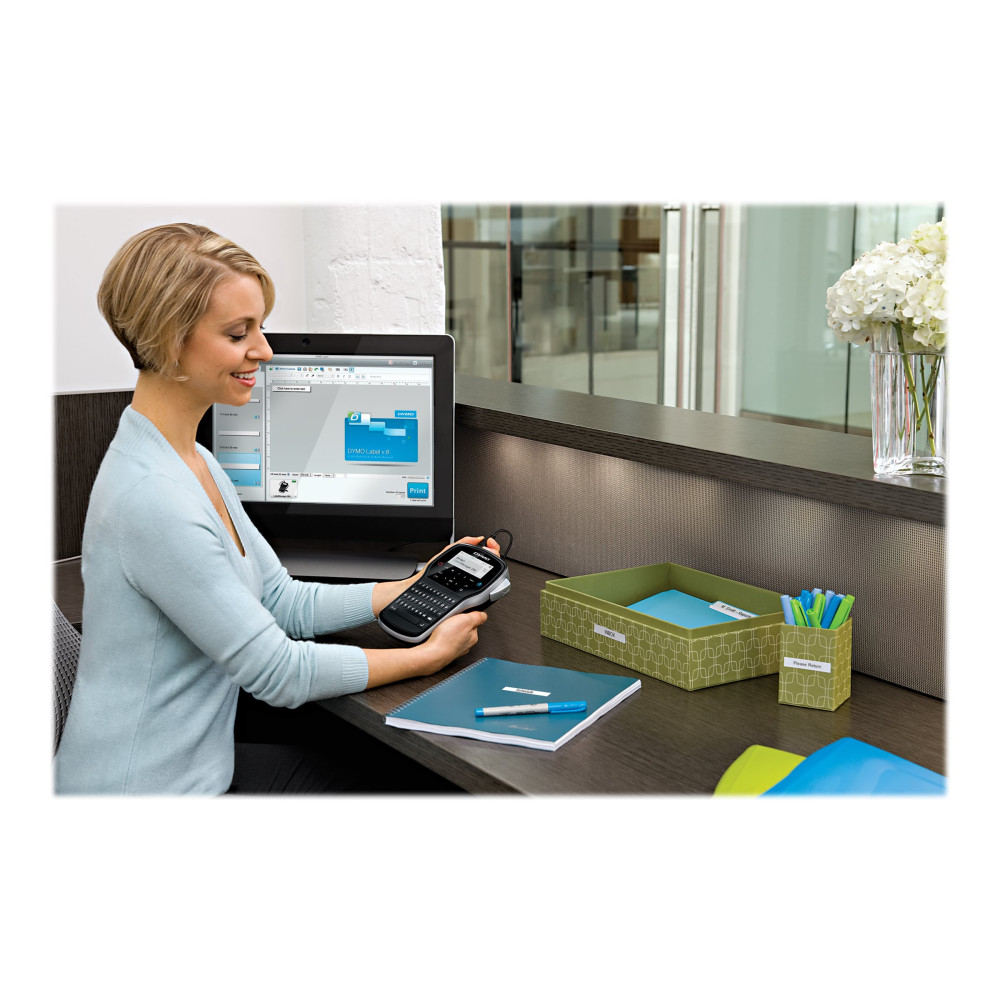 Produktbild för DYMO LabelMANAGER 280 - etikettskrivare - svartvit - termisk överföring