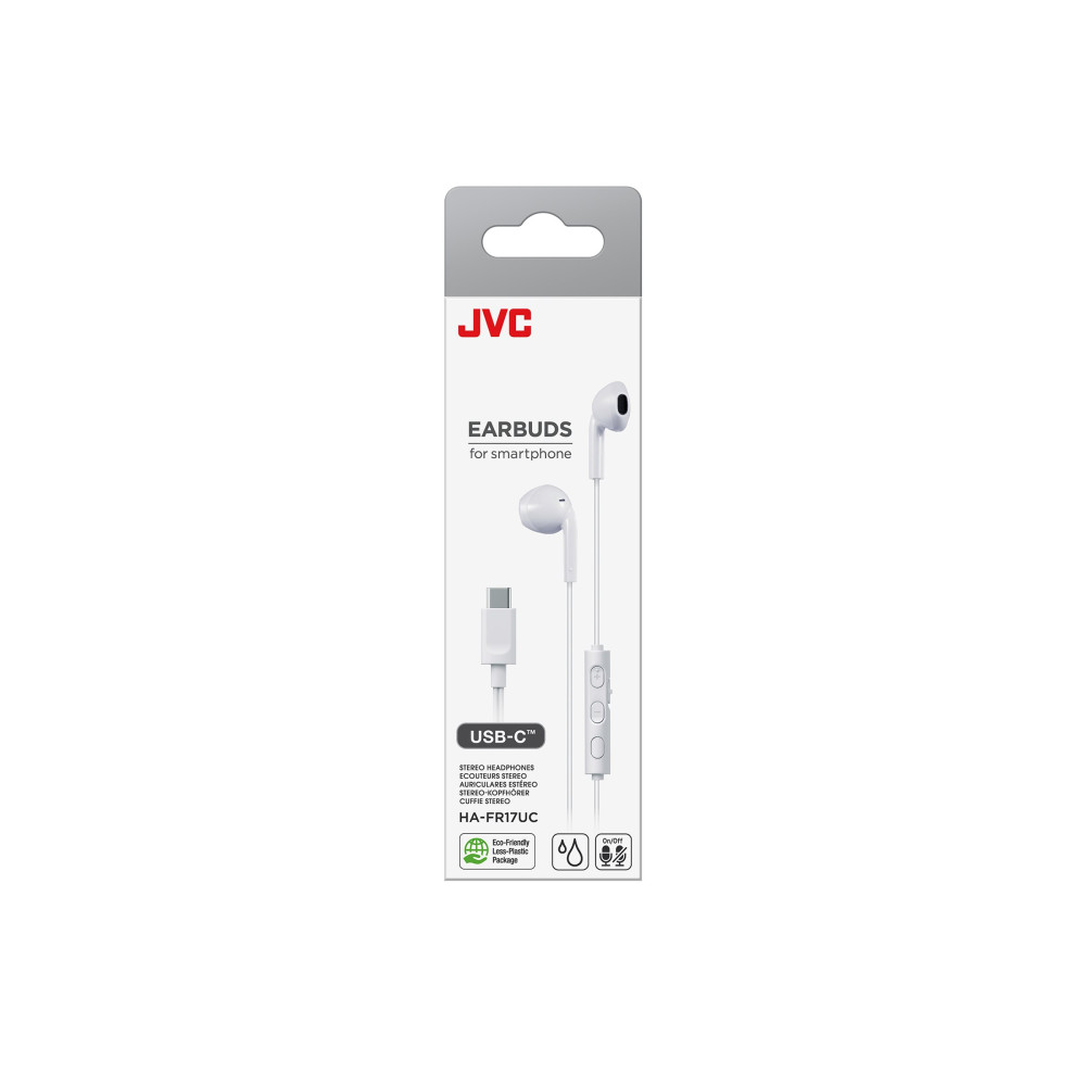 Produktbild för JVC HA-FR17UC - hörlurar med mikrofon - USB-C
