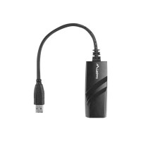 Produktbild för Lanberg NC-1000-01 - nätverksadapter - USB 3.0 - Gigabit Ethernet
