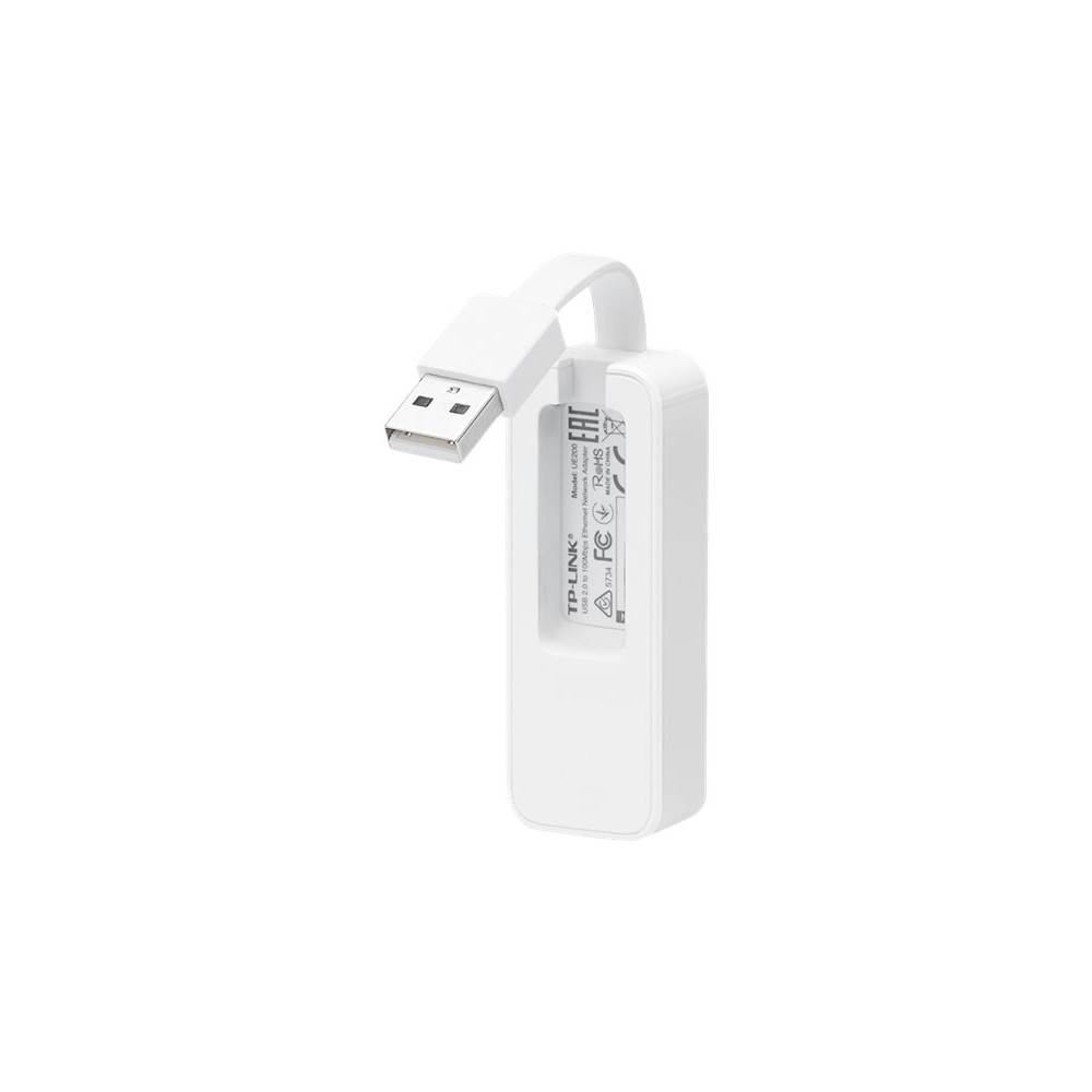 Produktbild för TP-Link UE200 - nätverksadapter - USB 2.0 - 10/100 Ethernet
